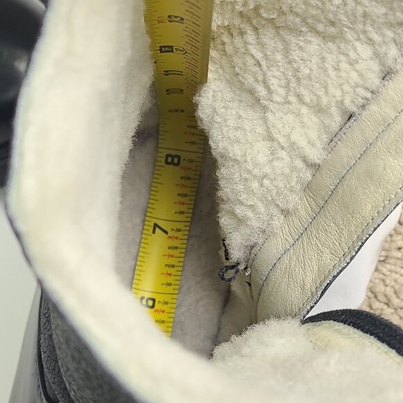 NANDO MUZI Black Leather Winter Boots Size 4.5 - Picture 12 of 13